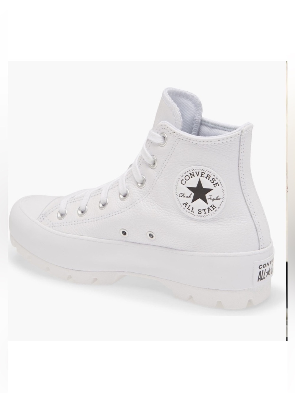 Women’s Converse Chuck Taylor All Star Lugged Leather Sneakers Size 8 | Winter